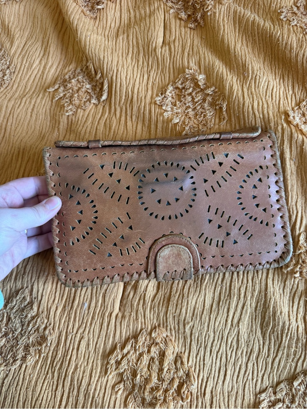 Cleobella Mexican Clutch Wallet - Cognac - Picture 5 of 5
